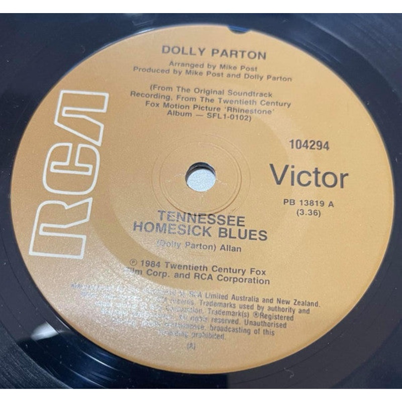 Dolly Parton – Tennessee Homesick Blues / Butterflies (7, Single) (Very Good Plus (VG+))
