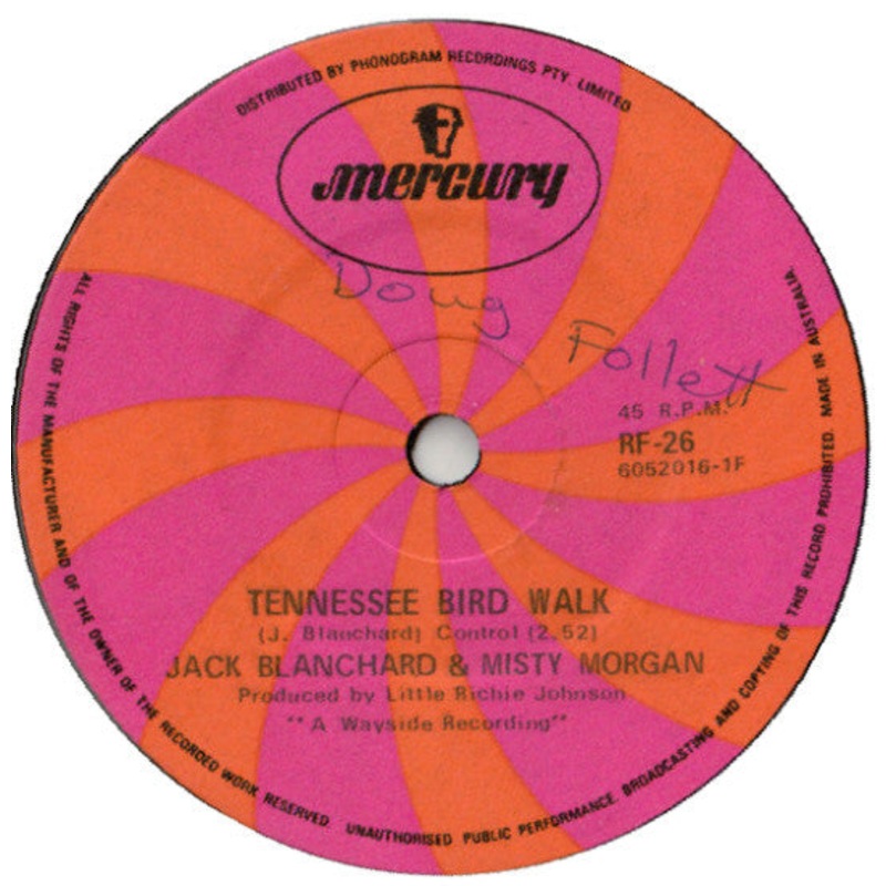 Jack Blanchard & Misty Morgan – Tennessee Bird Walk (7, Single) (Very Good Plus (VG+))