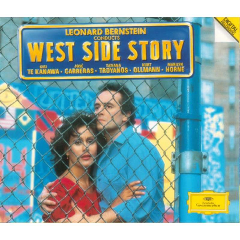 Leonard Bernstein, Kiri Te Kanawa, Jos Carreras, Tatiana Troyanos, Kurt Ollmann, Marilyn Horne – West Side Story (2xCD, Album) (Good Plus (G+))