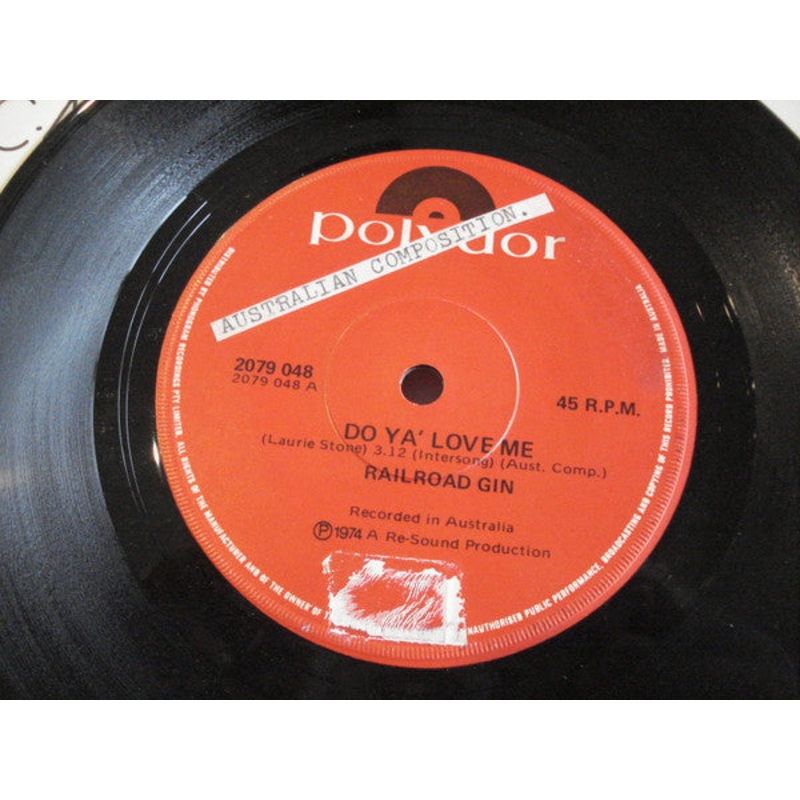 Railroad Gin – Do Ya’ Love Me (7) (Very Good Plus (VG+))