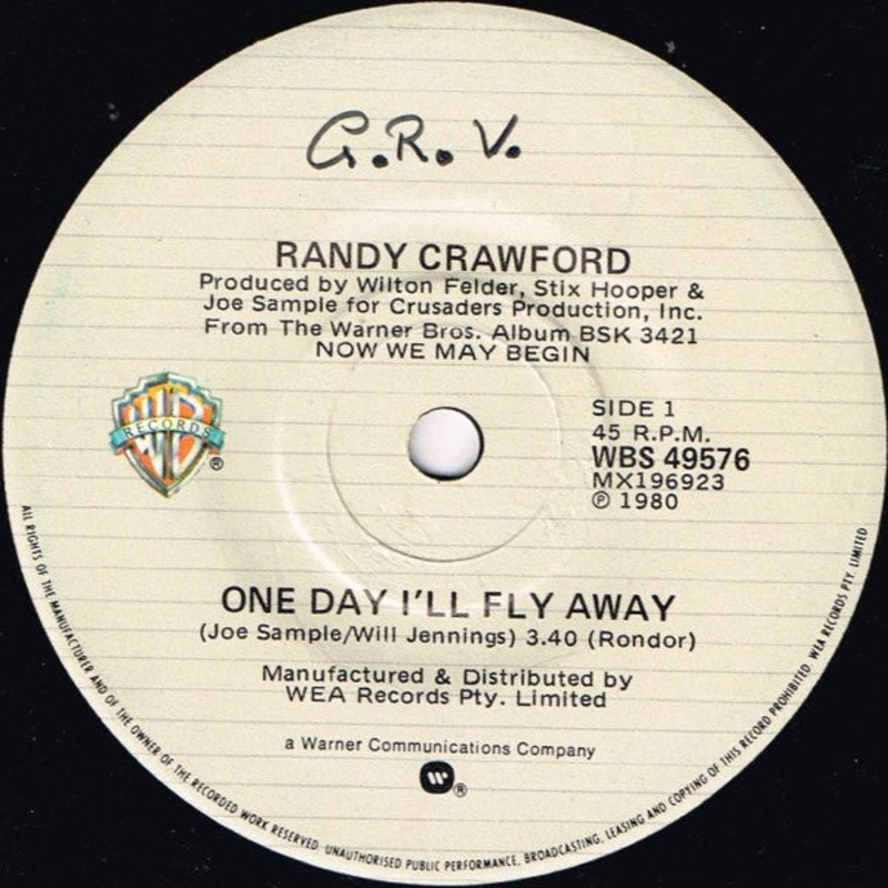 Randy Crawford – One Day I’ll Fly Away (7, Single) (Very Good (VG))