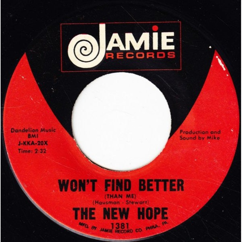The New Hope – Won’t Find Better (Than Me) / They Call It Love (7) (Very Good Plus (VG+))