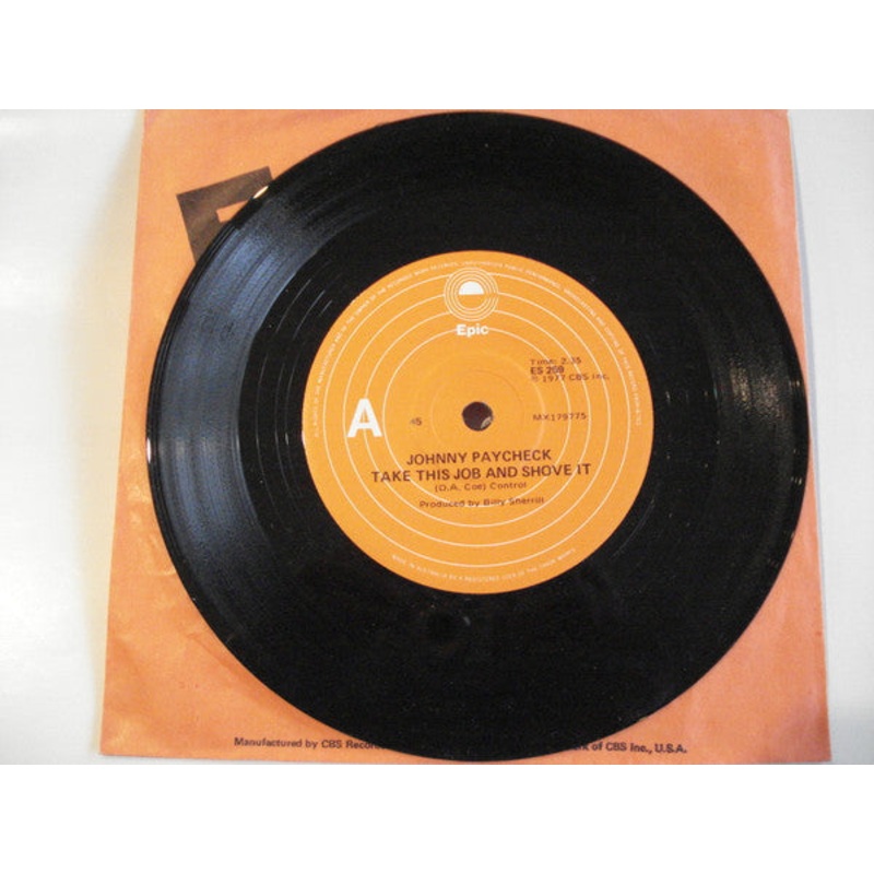 Johnny Paycheck – Take This Job And Shove It / Colorado Cool-Aid (7, Single) (Very Good Plus (VG+))