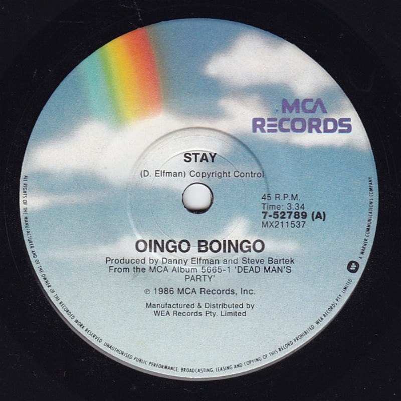 Oingo Boingo – Stay (7, Single) (Very Good Plus (VG+))