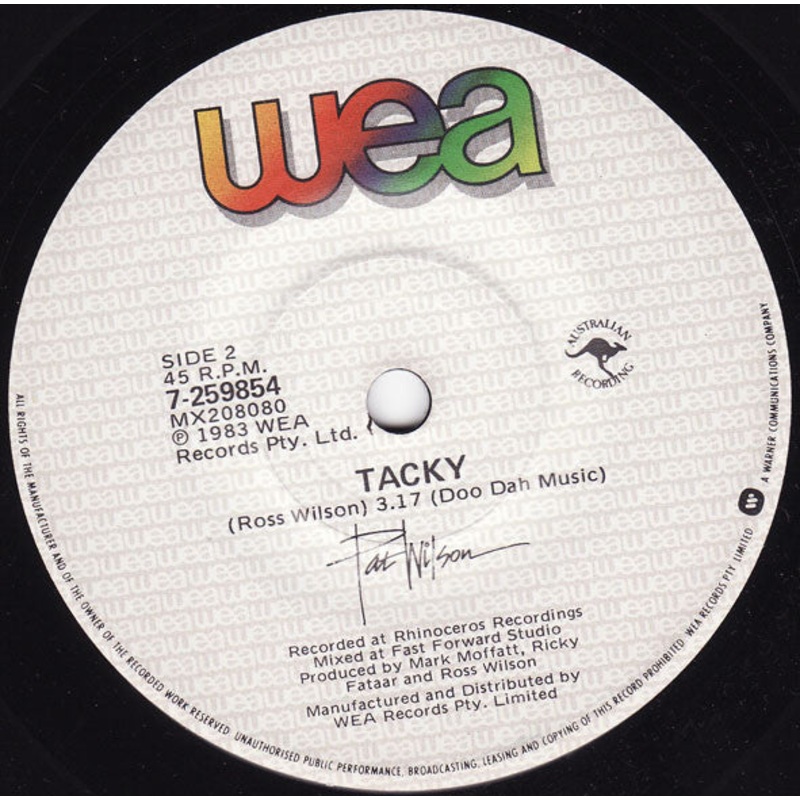 Pat Wilson  – Bop Girl (7, Single) (Very Good Plus (VG+))