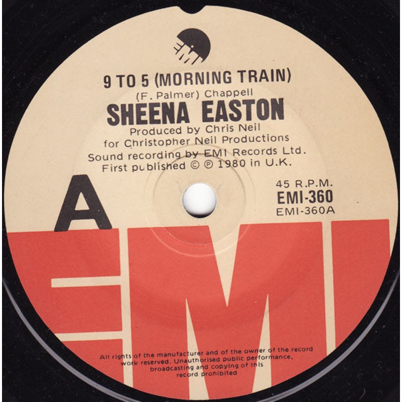Sheena Easton – 9 To 5 (Morning Train) (7) (Very Good Plus (VG+))
