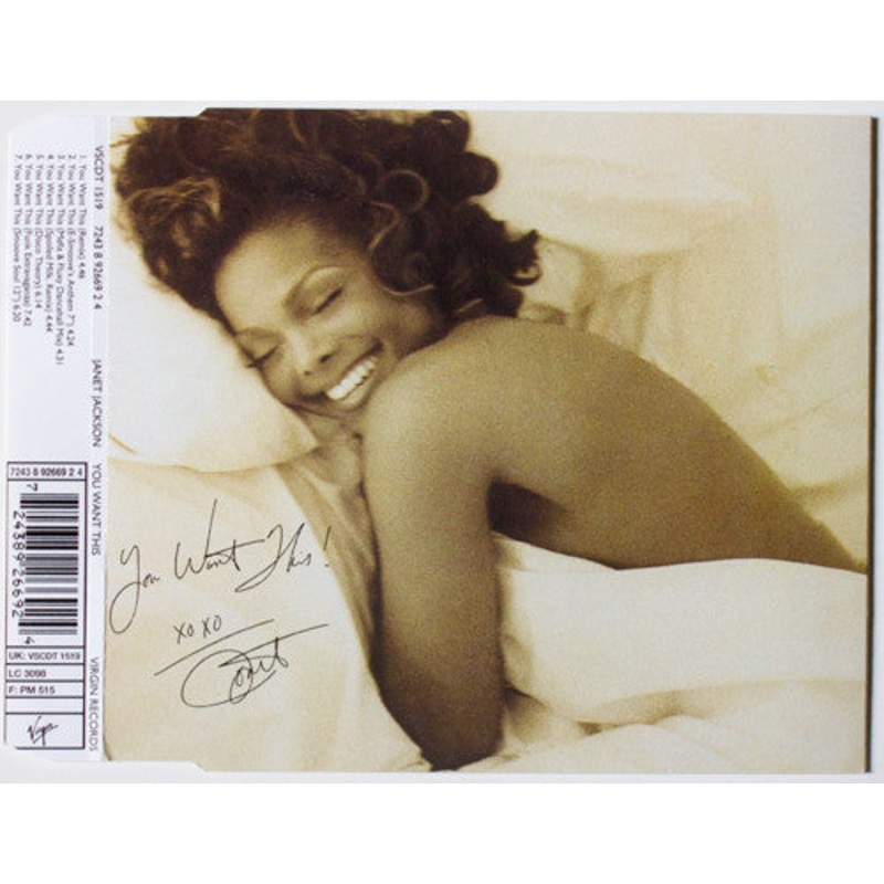 Janet Jackson – You Want This (CD, Single) (Very Good Plus (VG+))