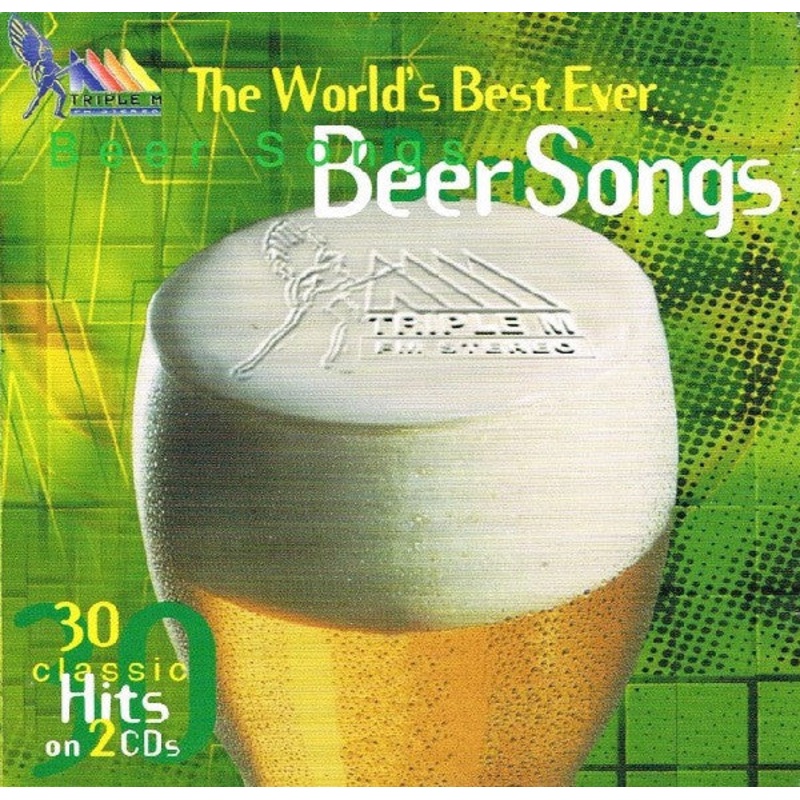 Various – The World’s Best Ever Beer Songs (2xCD, Comp) (Very Good Plus (VG+))