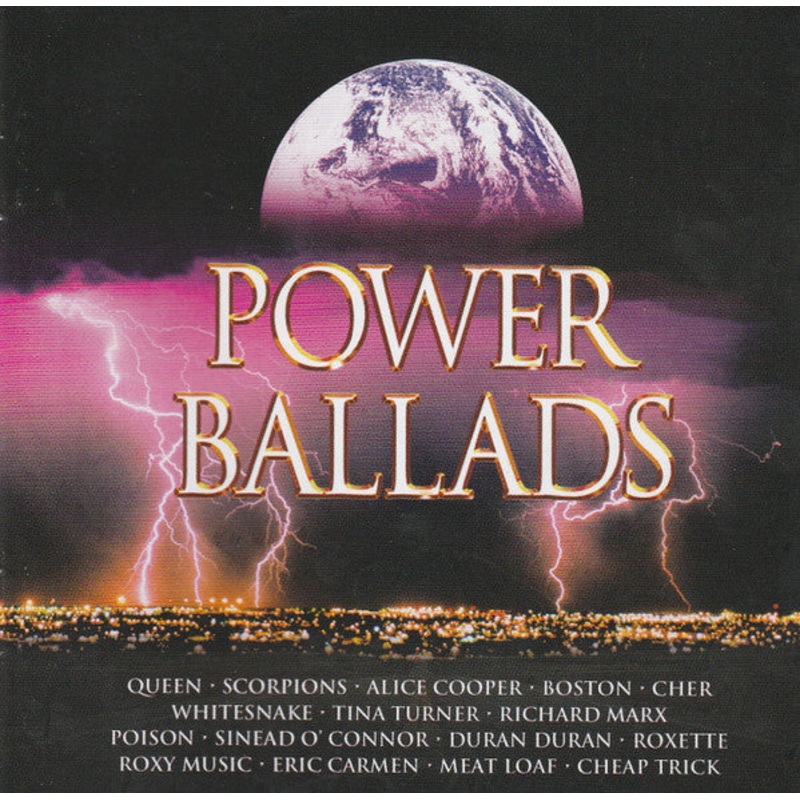 Various – Power Ballads (2xCD, Comp) (Good Plus (G+))