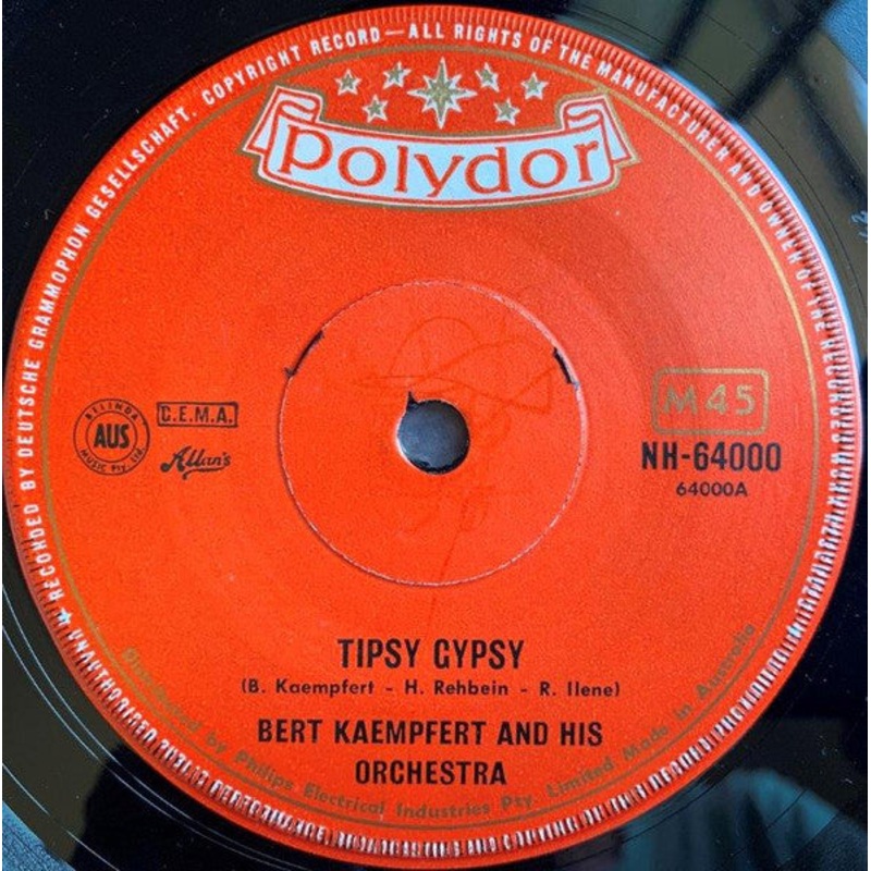 Bert Kaempfert And His Orchestra* – Tipsy Gypsy (7) (Very Good Plus (VG+))