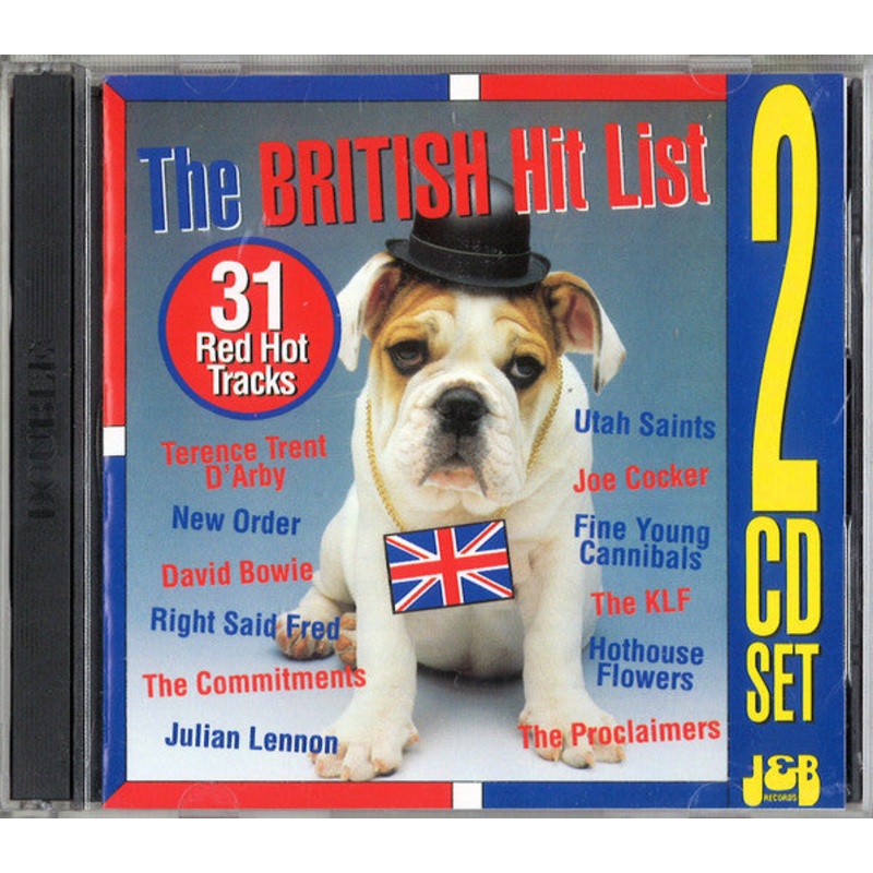 Various – The British Hit List (2xCD, Comp) (Good Plus (G+))