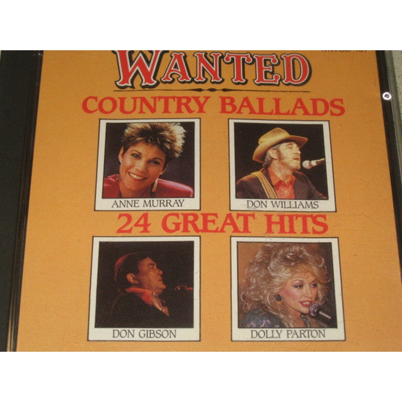 Various – Wanted Country Ballads  (CD, Comp) (Very Good Plus (VG+))