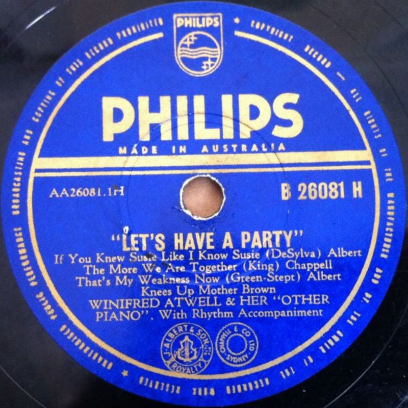 Winifred Atwell – Let’s Have A Party (Shellac, 10) (Very Good (VG))