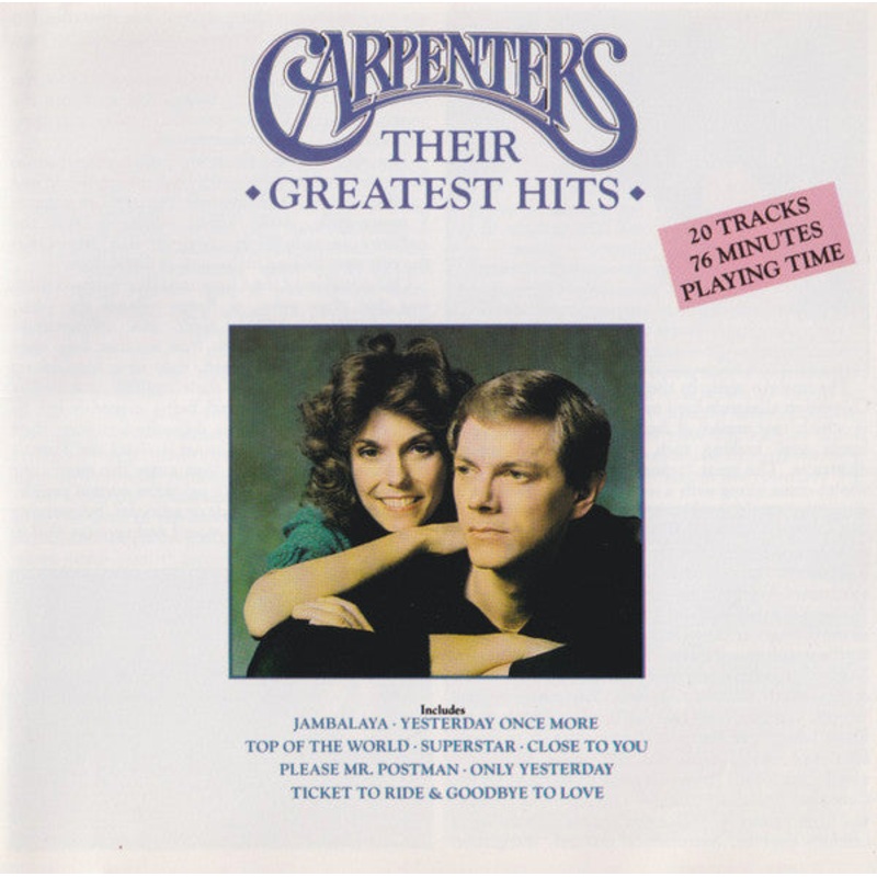Carpenters – Their Greatest Hits (CD, Comp, RP) (Good Plus (G+))