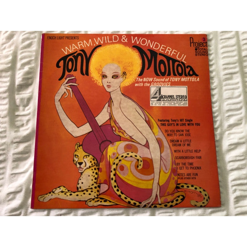Tony Mottola – Warm, Wild And Wonderful (LP, Album, Quad) (Very Good Plus (VG+))