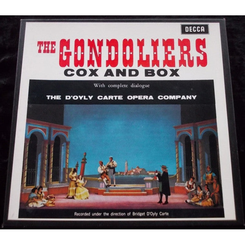 D’Oyly Carte Opera Company – The Gondoliers / Cox And Box (3xLP + Box) (Very Good Plus (VG+))