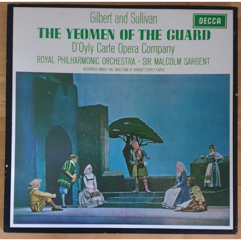 Gilbert And Sullivan*, D’Oyly Carte Opera Company, Royal Philharmonic Orchestra  Sir Malcolm Sargent – The Yeomen Of The Guard (2xLP) (Very Good Plus (VG+))