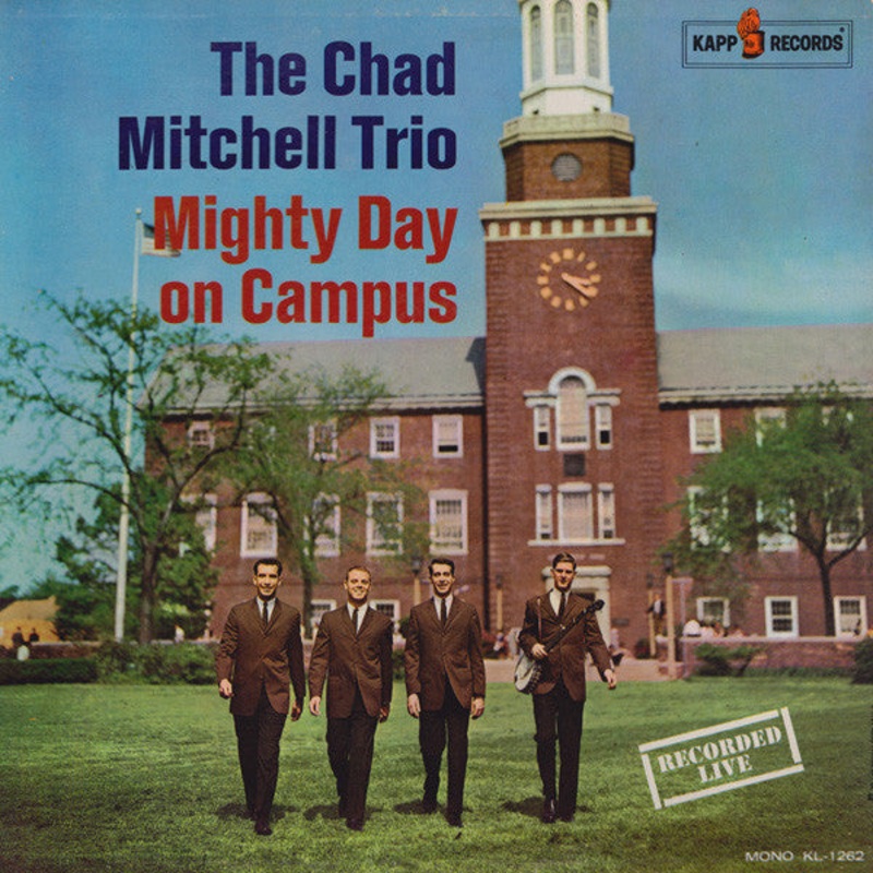 The Chad Mitchell Trio – Mighty Day On Campus (LP, Album, Mono) (Very Good (VG))