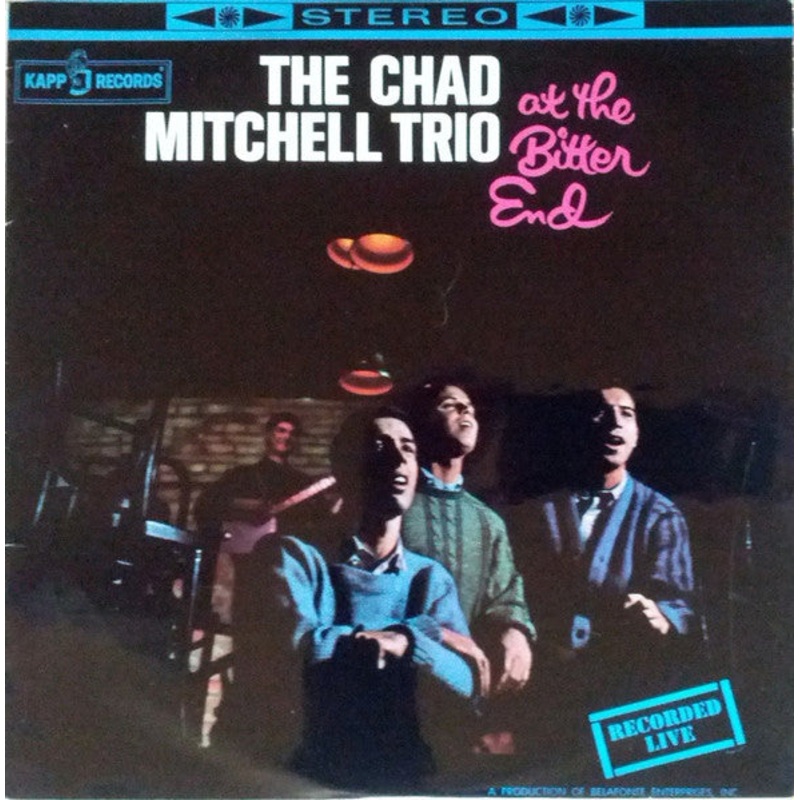 The Chad Mitchell Trio – The Chad Mitchell Trio At The Bitter End (LP, Album) (Very Good (VG))