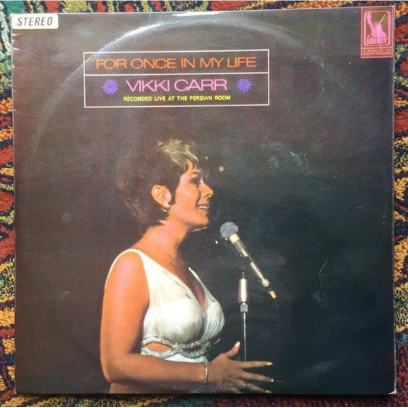 Vikki Carr – For Once In My Life (LP, Album, Fli) (Very Good Plus (VG+))