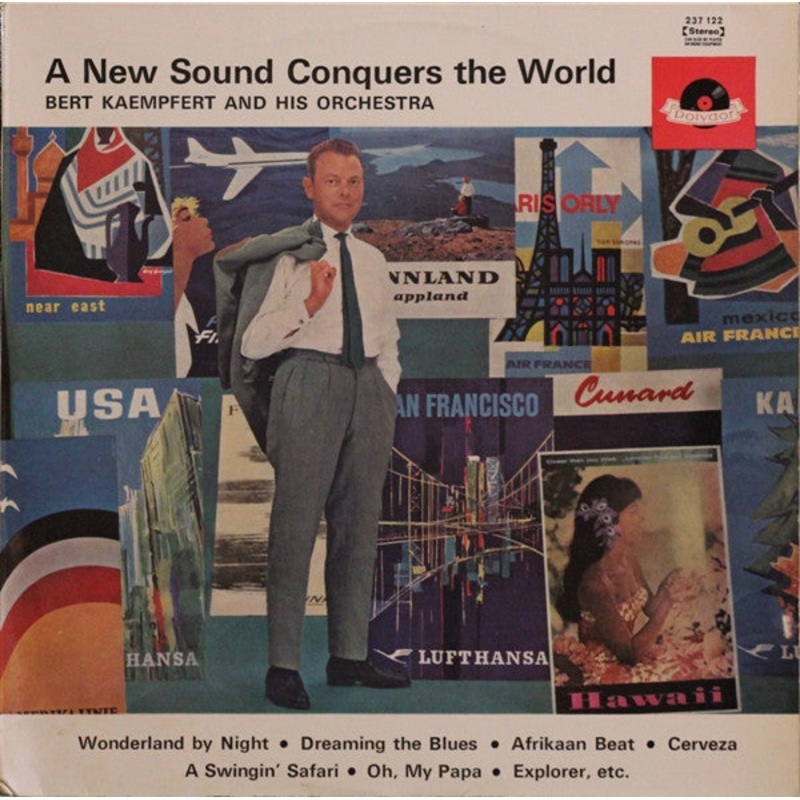 Bert Kaempfert & His Orchestra – A New Sound Conquers The World (LP, Comp) (Very Good Plus (VG+))