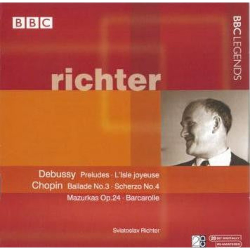 Sviatoslav Richter – Debussy, Chopin, Prokofiev (2xCD, Album, Mono, RM) (Near Mint (NM or M-))