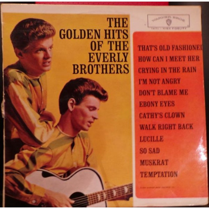 The Everly Brothers* – The Golden Hits Of The Everly Brothers (LP, Comp, Mono, Vit) (Very Good (VG))
