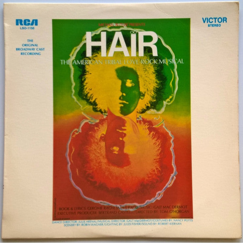 Various – Hair – The American Tribal Love-Rock Musical (The Original Broadway Cast Recording) (LP, Album) (Very Good (VG))