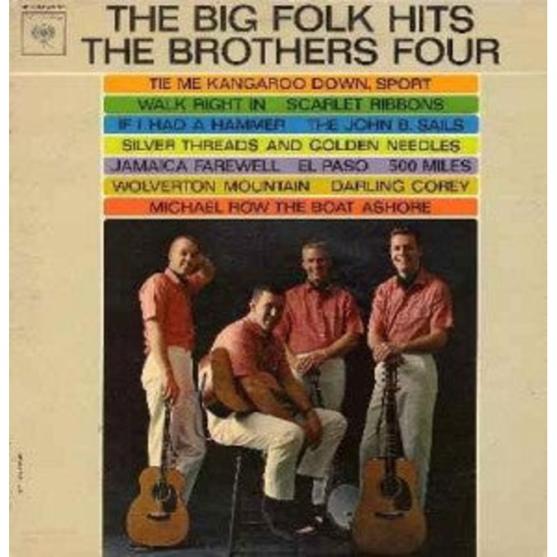 The Brothers Four – The Big Folk Hits (LP, Album) (Very Good (VG))