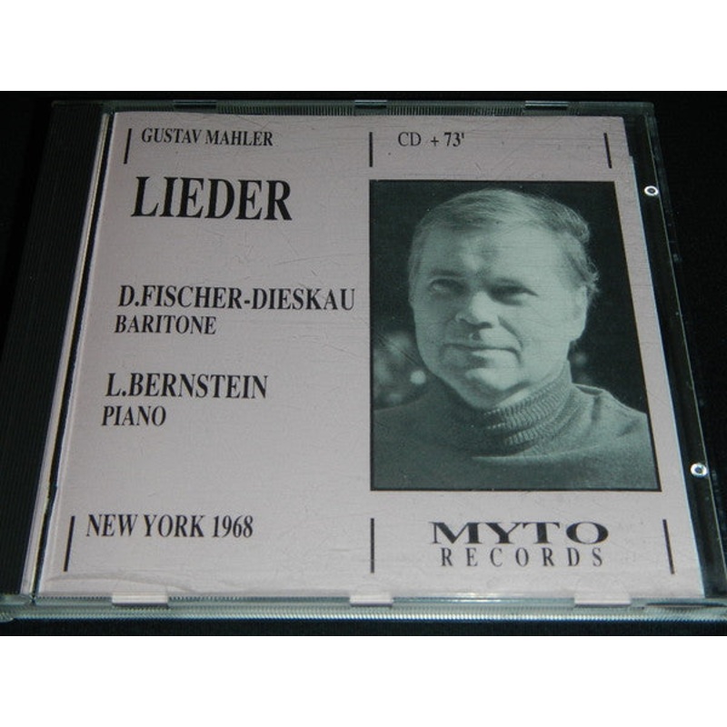 Dietrich Fischer-Dieskau, Leonard Bernstein, Gustav Mahler – Lieder (CD, Album) (Very Good Plus (VG+))