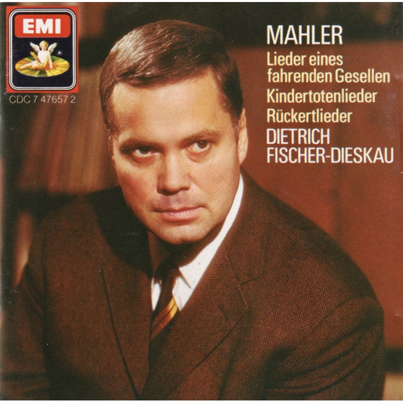 Gustav Mahler, Dietrich Fischer-Dieskau – Mahler: Lieder Eines Fahrenden Gesellen; Kindertotenlieder; Rckertlieder (CD, Comp, Mono, RE, RM) (Very Good (VG))