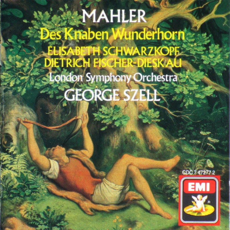Gustav Mahler – Elisabeth Schwarzkopf, Dietrich Fischer-Dieskau, London Symphony Orchestra, George Szell – Des Knaben Wunderhorn (CD, RE, RM) (Very Good Plus (VG+))