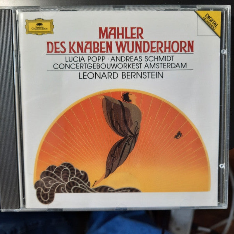 Gustav Mahler, Lucia Popp, Andreas Schmidt , Concertgebouworkest, Leonard Bernstein – Des Knaben Wunderhorn (CD, Album) (Very Good Plus (VG+))