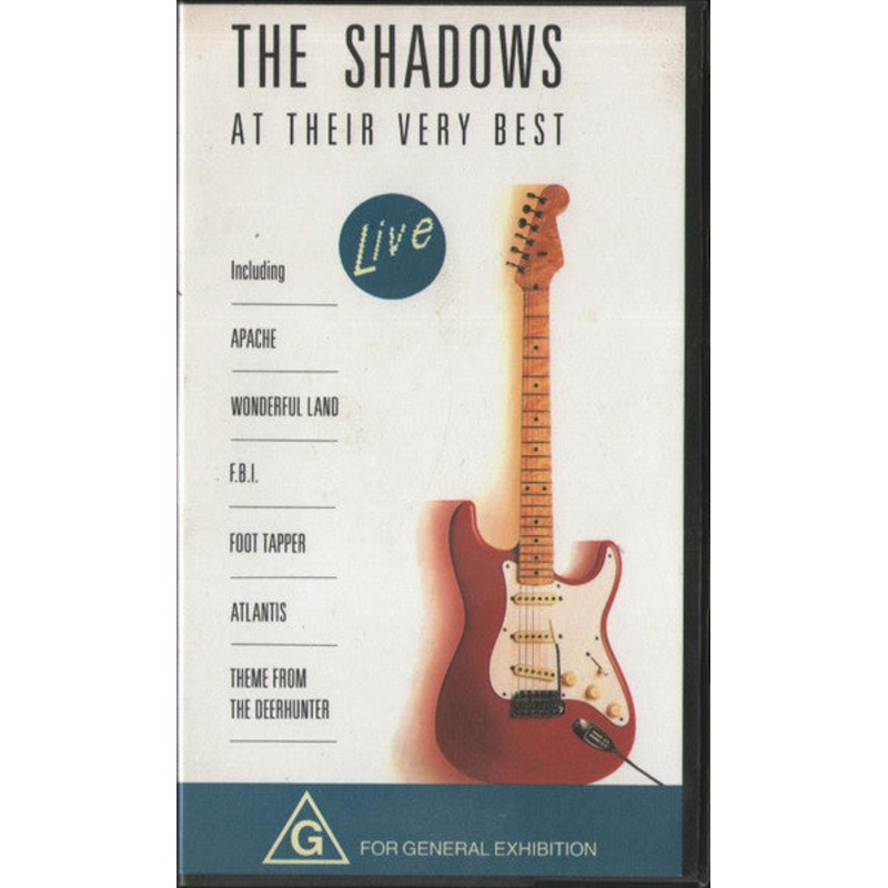 The Shadows – At Their Very Best Live (VHS) (Very Good Plus (VG+))