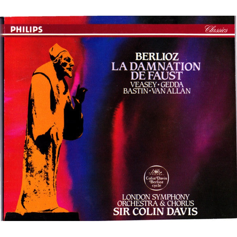 Berlioz* – Veasey*, Gedda*, Bastin*, Van Allan* / London Symphony Orchestra & Chorus*, Sir Colin Davis – La Damnation De Faust (2xCD, RE, RM + Box, Sli) (Very Good Plus (VG+))