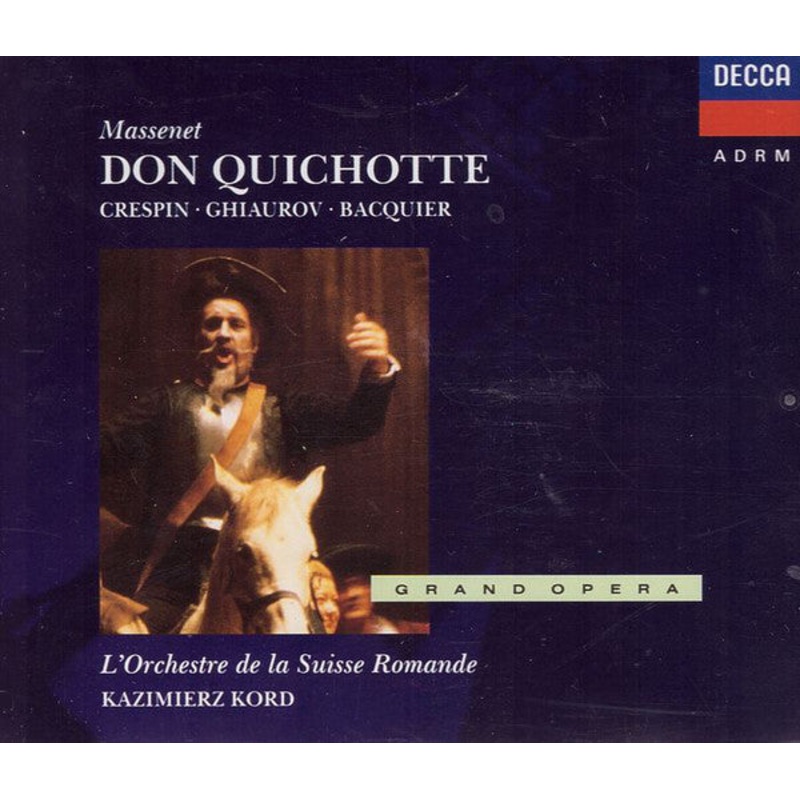 Jules Massenet, Kazimierz Kord, Rgine Crespin, Nicolai Ghiaurov, Gabriel Bacquier – Don Quichotte (2xCD + Box) (Very Good Plus (VG+))