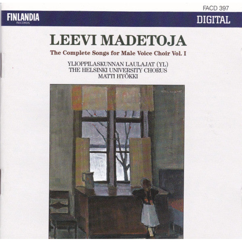 Leevi Madetoja, Ylioppilaskunnan Laulajat The Helsinki University Chorus Matti Hykki – Complete Songs For Male Voice Choir Vol.1  (CD) (Very Good Plus (VG+))