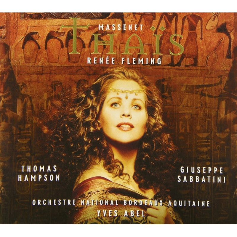 Massenet* – Rene Fleming, Thomas Hampson, Giuseppe Sabbatini, Orchestre National Bordeaux Aquitaine, Yves Abel – Thas (2xCD, Album + Box, Sli) (Very Good Plus (VG+))
