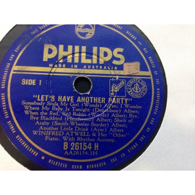 Winifred Atwell – Let’s Have Another Party (Shellac, 10) (Very Good Plus (VG+))
