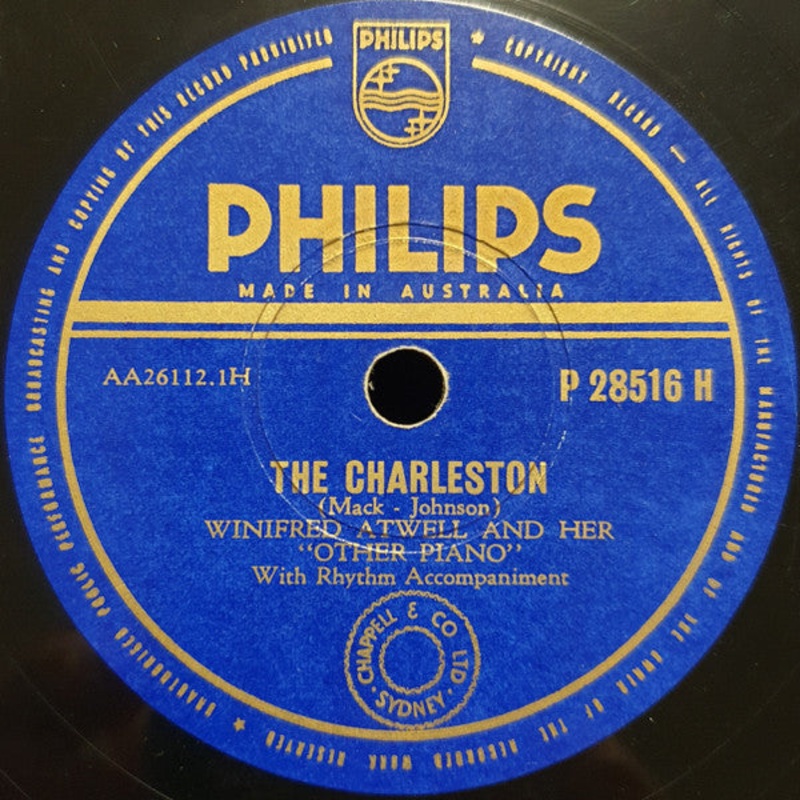 Winifred Atwell – The Charleston / Vendetta (Shellac, 10) (Very Good Plus (VG+))