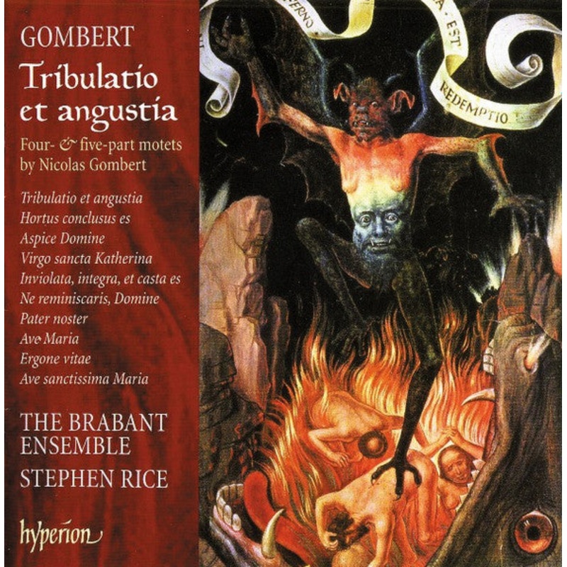 Nicolas Gombert : The Brabant Ensemble / Stephen Rice – Tribulatio Et Angustia (CD) (Very Good Plus (VG+))