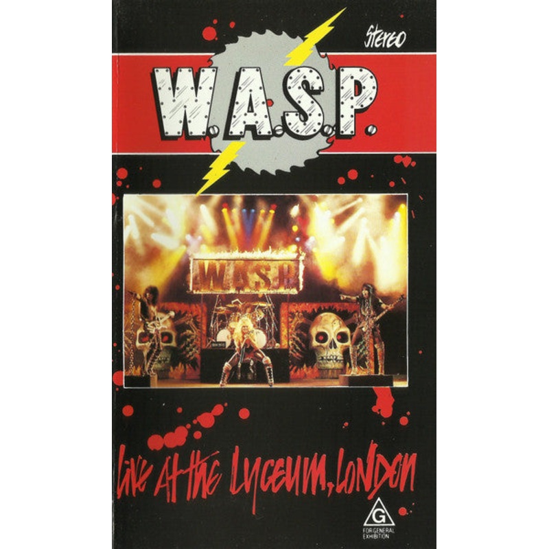 W.A.S.P. – Live At The Lyceum, London (VHS, PAL) (Very Good Plus (VG+))