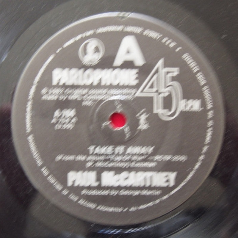 Paul McCartney – Take It Away (7, Single) (Very Good Plus (VG+))
