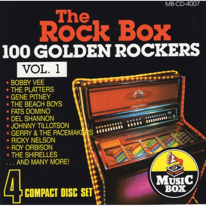 Various – The Rock Box 100 Golden Rockers (4xCD, Comp, Mono) (Very Good Plus (VG+))