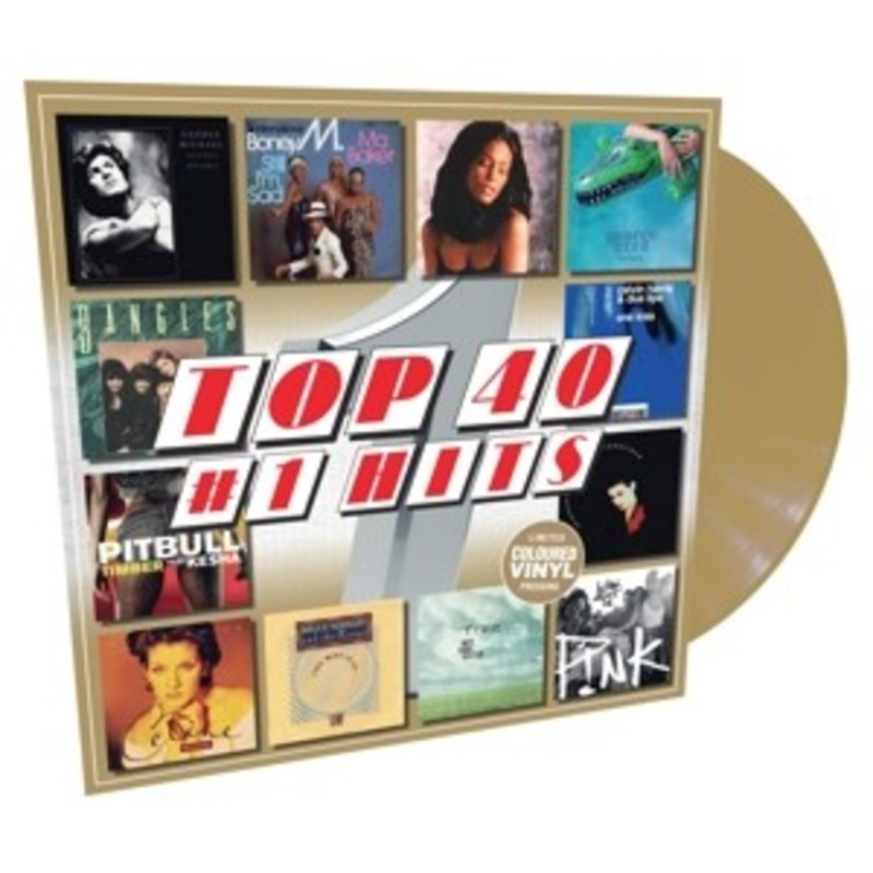 Various – Top 40 #1 Hits (Gold Vinyl)