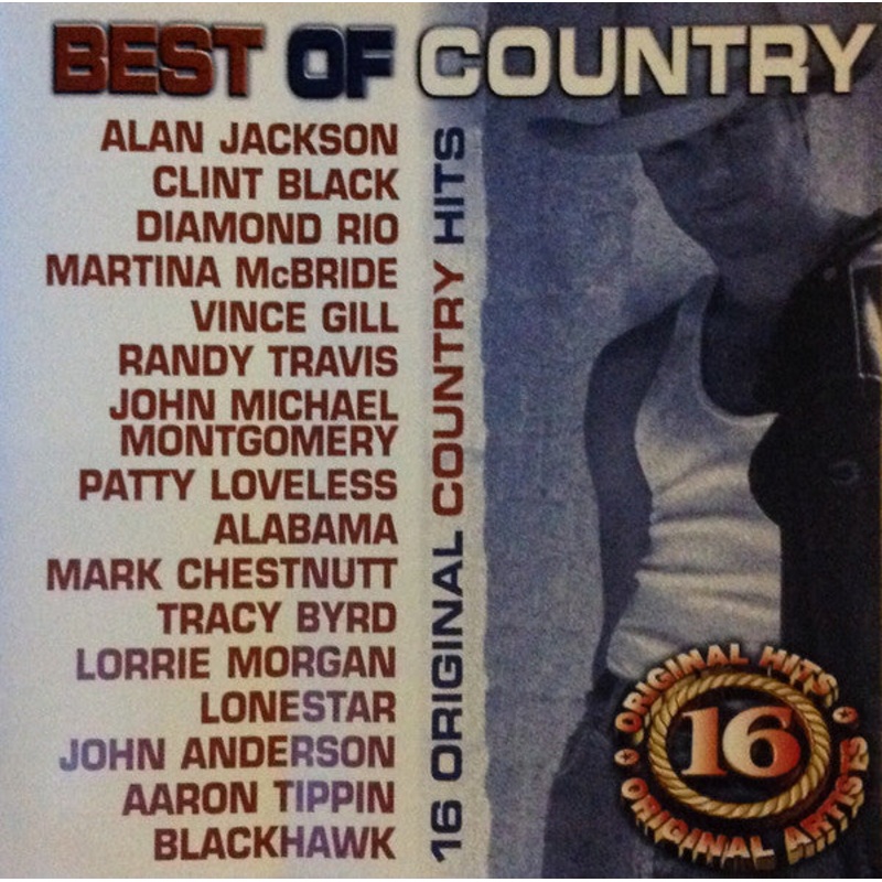Various – Best Of Country – 16 Original Country Hits (CD, Comp) (Mint (M))