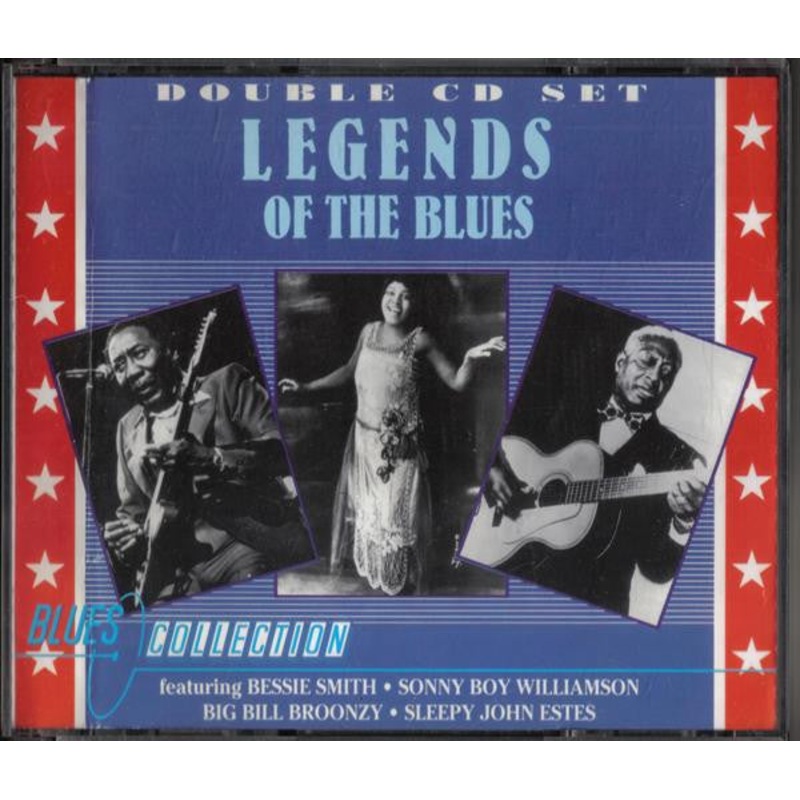 Various Featuring Bessie Smith  Sonny Boy Williamson, Big Bill Broonzy  Sleepy John Estes – Legends Of The Blues (2xCD, Comp + Box) (Very Good Plus (VG+))