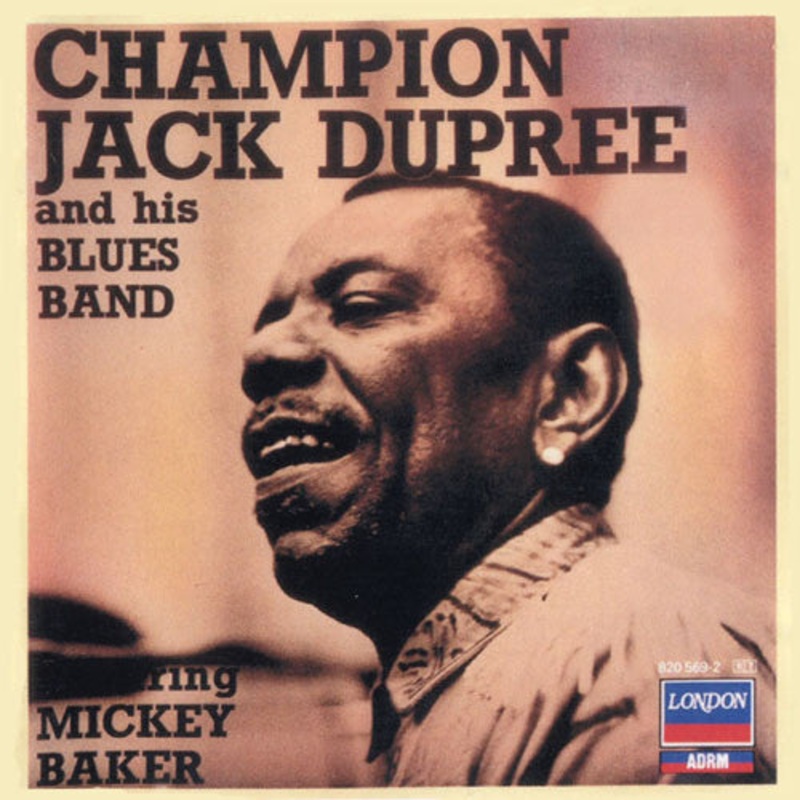 Champion Jack Dupree – Champion Jack Dupree And His Blues Band Featuring Mickey Baker (CD, Album, RE, RM) (Very Good Plus (VG+))