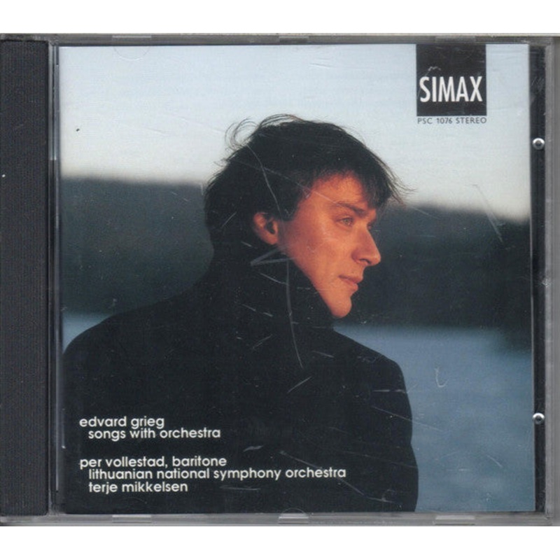 Edvard Grieg, Per Vollestad, Terje Mikkelsen, Lithuanian National Symphony Orchestra – Edvard Grieg. Songs with Orchestra (CD, Album) (Near Mint (NM or M-))