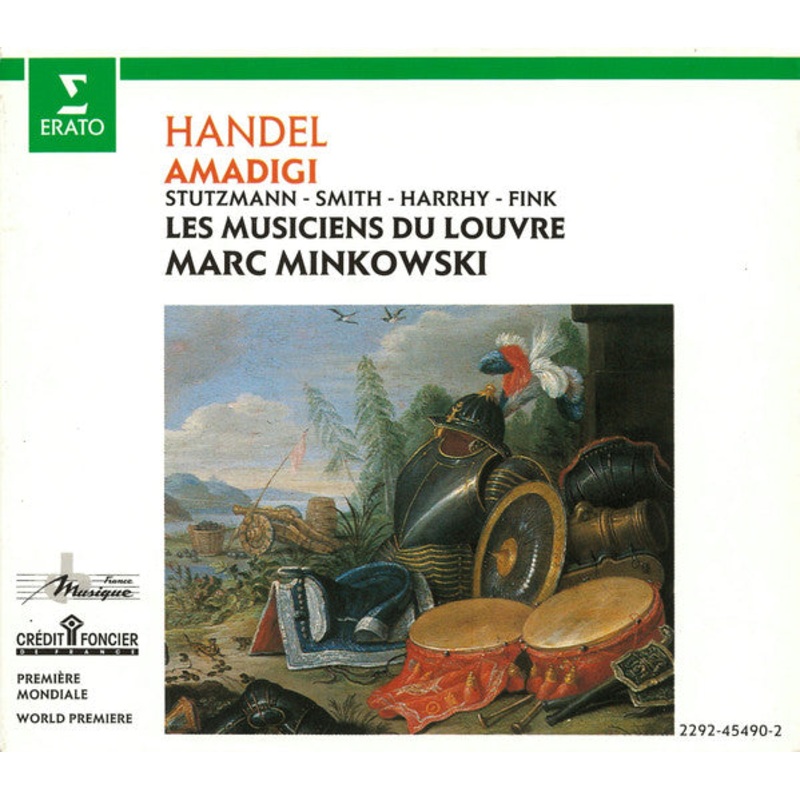 Handel*  Stutzmann*, Smith*, Harrhy*, Fink*, Les Musiciens Du Louvre, Marc Minkowski – Amadigi (2xCD, Album, RP + Box, Sli) (Mint (M))